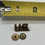 U.s. Military Army Minnesota National State Guard Collar Device Pin Screw Back. Fixed Price $5.45.