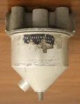 Vintage Textron Aviation Parts Fuel / Water, Liquid Filter Assembly With Dent. Fixed Price $28.00.