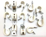 100 New Silicone Cushion Loop Cable Clamps. Aviaton/marine Umpco AS21919WCH 08. Fixed Price $32.00.