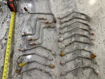 Lot Of 17 Stainless Steel Pneumatic Aircraft Lines PNEU427 Serviceable Aviation. Fixed Price $122.00.