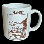 Vintage Aviation Aerospace Promotional Coffee Mug Eagle Aircraft Graphic. Fixed Price $15.99.