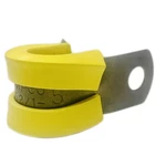 M85052/1-5 Yellow Crescent Steel Nitrile Rubber Clamp, Loop, Military Specificat. Fixed Price $20.99.
