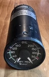 Beechcraft Oil Temp & Pressure Indicator Pn 101-384122-5. Fixed Price $225.00.