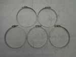 Aircraft Hose Clamps WWD160 By Wittek Set Of 5 Each New. Fixed Price $6.00.