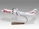Atr 72-500 Ewa Desk Wood Airplane New Model Small Scale 1/100. Fixed Price $212.66.