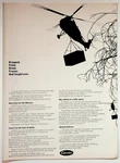 Carrier 1966 Vintage Print Ad Helicopter Military Mtds Air Conditioner. Fixed Price $13.50.