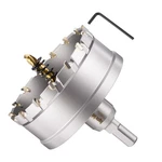 Hole Saw 78MM (3-1/16"), Heavy Duty Tungsten Carbide With Center Drill Bit He.... Fixed Price $26.32.