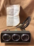 Vintage 1970'S Stewart Warner Nos Lighted Gauge Cluster Package W/instructions. Fixed Price $124.99.