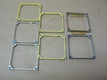 Lot Of 7 Instrument Mounting Plates 553-6588-004, 101-341486-1 Beechcraft Cessna. Fixed Price $49.99.