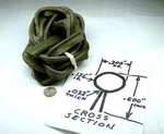 10FT Aircraft FA18 Boeing 11M1016-1 Nos Weather Seal .600" High .200" Od Rubber. Fixed Price $20.00.