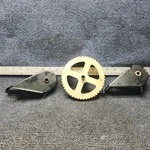 35 524542 10 Beechc 95-55B Elevator Tab Control Wheel Assy Including Bracket. Fixed Price $170.00.
