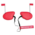 Cessna R182RG Skylane Cowl Plugs W/ Rbf Streamer (color: Red). Fixed Price $169.95.