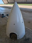M20 Mooney Prop Spinner Dome (680031-517) With Cracked Aft Bulkhead (680031-027). Fixed Price $550.00.