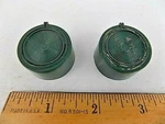 Rca Radio Reel 2 Original Knob Pair Green. Fixed Price $8.99.