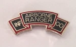 Airborne Ranger Tab (small 1") Us Army Military Hat Pin 14813 Ho. Fixed Price $5.94.