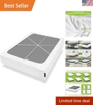 Dust-proof Twin Box Cover Soft White Jersey Fits 4-9 Inch Springs. Fixed Price $31.38.
