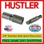Hustler QD-2 3/8" Quick Disconnect Stainless Steel For Ham Radios/ Cb Antennas. Fixed Price $44.95.