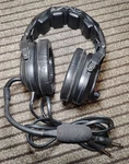 Aviation Headset Telex Echelon Black Clean Tested Working. Fixed Price $29.97.