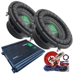 2X AUDIO360 10" 1500W Subwoofers + Car Amplifier Kit. Fixed Price $199.99.
