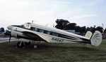 Beechcraft Model E18S-9700 Desktop Wood Airplane New Small Scale 1/48. Fixed Price $207.00.