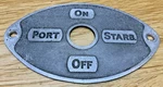 Vintage Aircraft Fuel Tank Selector Placard. Fixed Price $67.07.