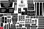 Piper PA32 260, 300, 300T Interior Placard Kit. Fixed Price $59.99.