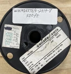 Anixter M16878/4-2419-8 Hookup Wire, Awg, 19/36, Ptfe, Gray, 600V, 500 Ft.. Fixed Price $125.00.