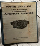 Avco Lycoming IO-540 Series Aircraft Engines Parts Catalog PC-215. Fixed Price $39.71.