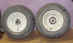 Cub Cadet 1340 1535 Front Wheels & Tires Pair 16X6.50-8 Goodyear 1" Axle Size. Fixed Price $100.00.