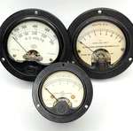 Vintage Panel Meter Lot Weston Roller Smith Ac Dc Volt Gauges Usa 238. Fixed Price $54.99.