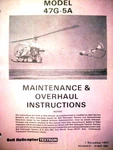 Bell Helicopter 47G-5A Service And Overhaul Manual. Fixed Price $222.69.
