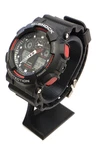 Casio Shock Mens Watch Analog-digital Led Light Black Red GA100-1A4. Fixed Price $75.00.