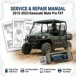 Kawasaki Mule Pro Fxt 2015 2016 2017 2018 2019 Service Repair Shop Manual On Usb. Fixed Price $17.99.