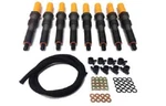 1989-1994 7.3L Ford Idi Diesel New Fuel Injector Set & Return Line Kit. Fixed Price $409.00.