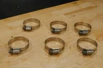 Beechcraft Bonanza Intake Manifold Tube Clamps. Fixed Price $30.00.