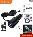 6.5FT Garmin Nuvi Charger With Fast Mini Usb Cable - Dual Ports. Fixed Price $32.99.