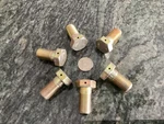 6 Pieces Military Helicopter Aircraft Hex Bolts 1/2 20 Long Lock Wire Hole. Fixed Price $12.77.