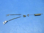 Early Cessna Spring W/ Plate Lock Parking Brake P/n 0541172-1 (0823-192). Fixed Price $310.00.