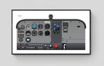 Cessna 172 Poster Cockpit Wall Art Great Pilot Gift. Fixed Price $34.99.