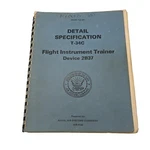 Us Navy Navair Detail Specification For T-34C Flight Instrument Trainer 2B37. Fixed Price $129.95.