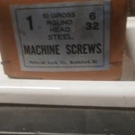 National Lock Co. Machine Screws Round Head Steel #6-32 10 Gross Pack. Fixed Price $200.00.