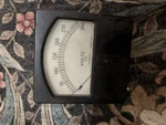 Weston Volt Meter Dc & 25-500 Cycles, 0-300, 0-150, Model 455, #2254. Fixed Price $22.50.