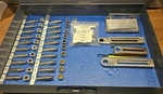 Aircraft Sheet Metal Tools Bushing/ Hole Pin Kit W/snatch Blocks .185-.526IN Box. Fixed Price $650.00.