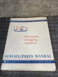 Cessna Alernator Charging Systems Part Manual Dec 1972. Fixed Price $19.95.
