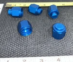 Lot Of 5 Ea New Fitting Aluminum Caps AN929-8D. Fixed Price $19.32.