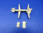 Enstrom 280FX Helicopter Oil Cooler Mount P/n 28-11112-1 (0425-1289). Fixed Price $136.00.