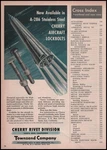 1959 Townsend Cherry Rivet Santa Ana California A-286 Aircraft Lockbolt Print Ad. Fixed Price $16.58.
