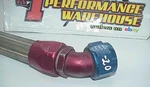 Aeroquip -20 An Reuseable 45 Red / Blue Aluminum Reusable Fitting. Fixed Price $35.00.
