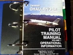 Canadair Challenger CL-600-2B16 Pilot Training Manual Vol. Operational Info. Fixed Price $228.10.
