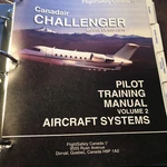Canadair Challenger CL-600-2B16 Pilot Training Manual Vol. Aircraft Systems. Fixed Price $228.10.